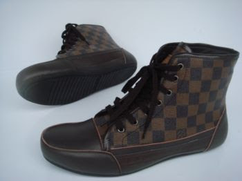 CHOPSHOP NYC: ITEM: 0047 MENS LOUIS VUITTON BOOTS IN BLACK AND DARK BROWN ON SALE THROUGH ...