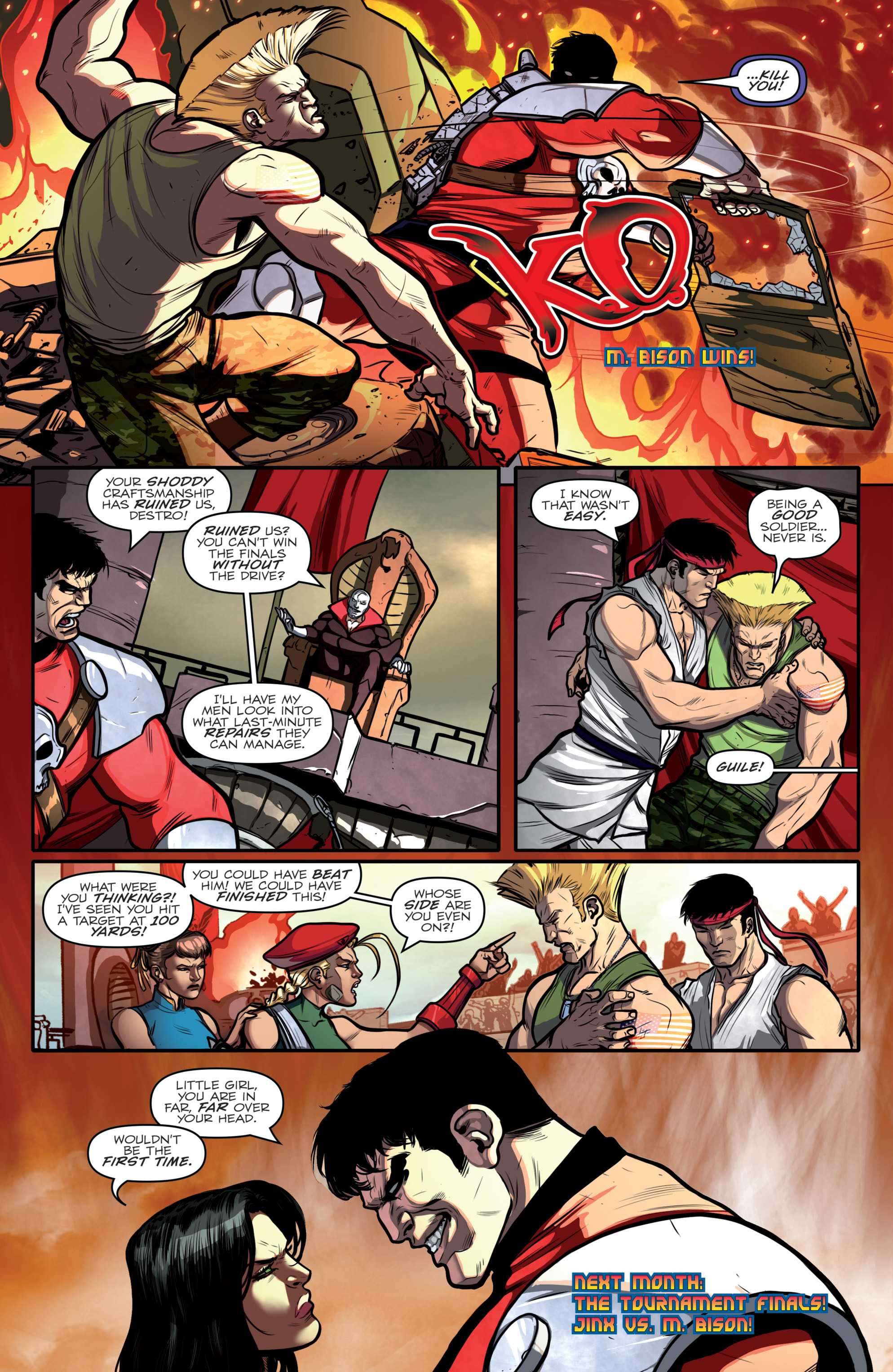 Read online Street Fighter X G.I. Joe comic -  Issue #4 - 22