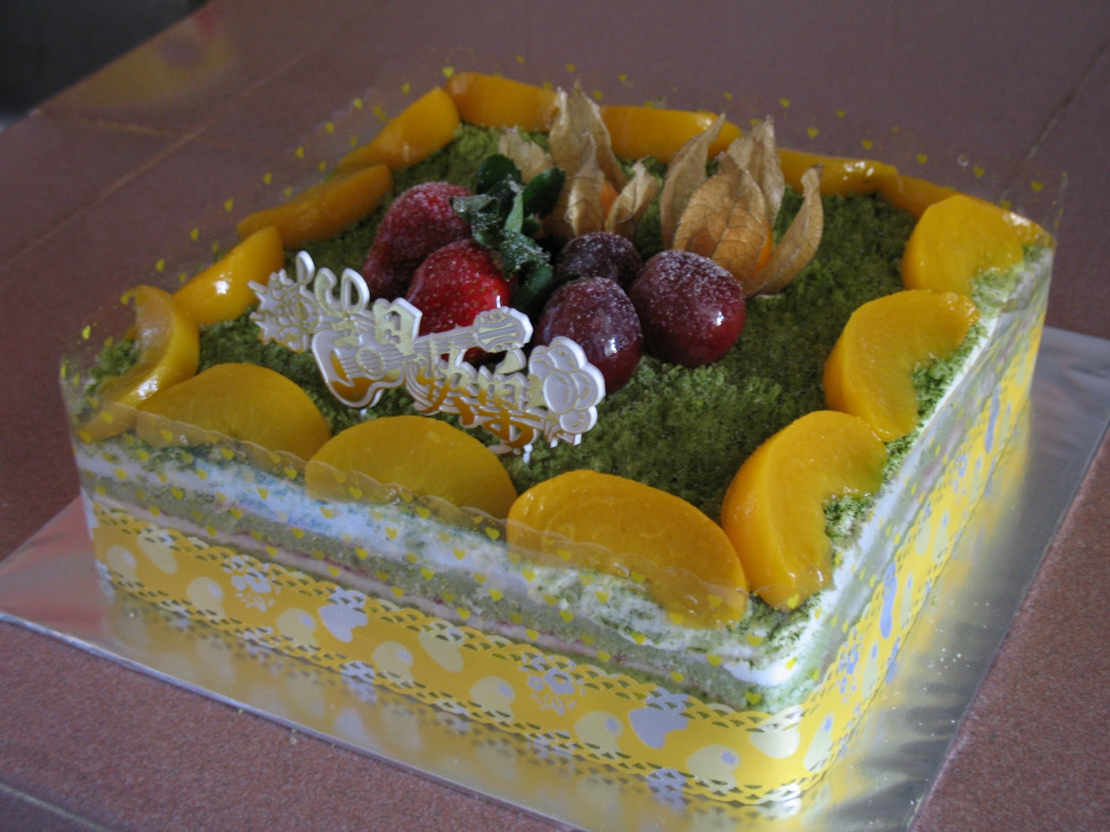 mayjun's Homemade Cakes Green Tea Raspberry Cake9 inch ( 绿茶覆盆子蛋糕）