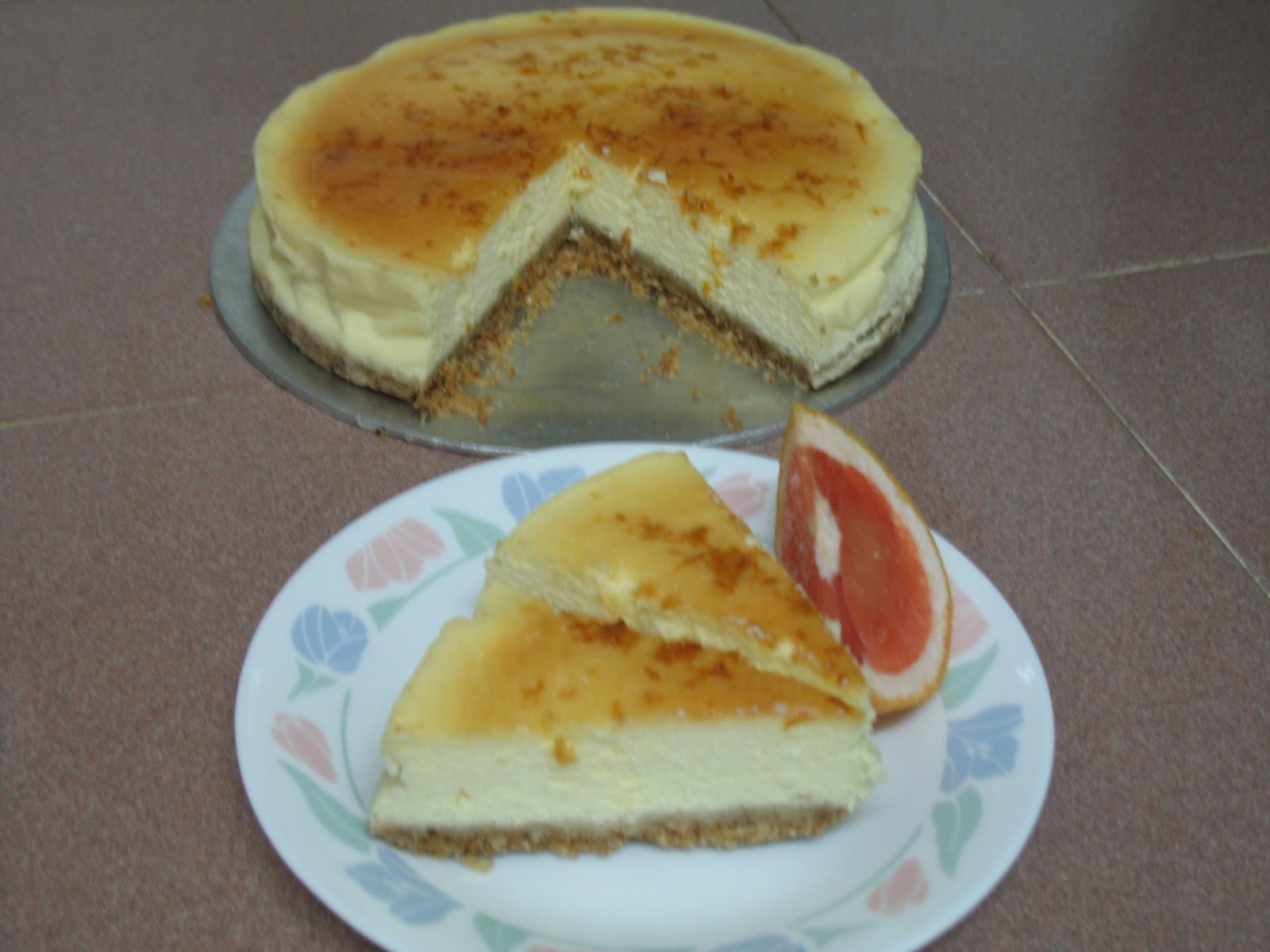 mayjun's Homemade Cakes Orange Lassi Cheesecake7 inch (香橙优格奶芝士蛋糕)