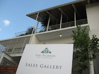A view of the sales gallery