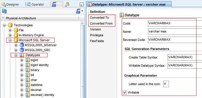 Czech BI DW Blog ODI A MS SQL Datov Typ VARCHAR MAX 