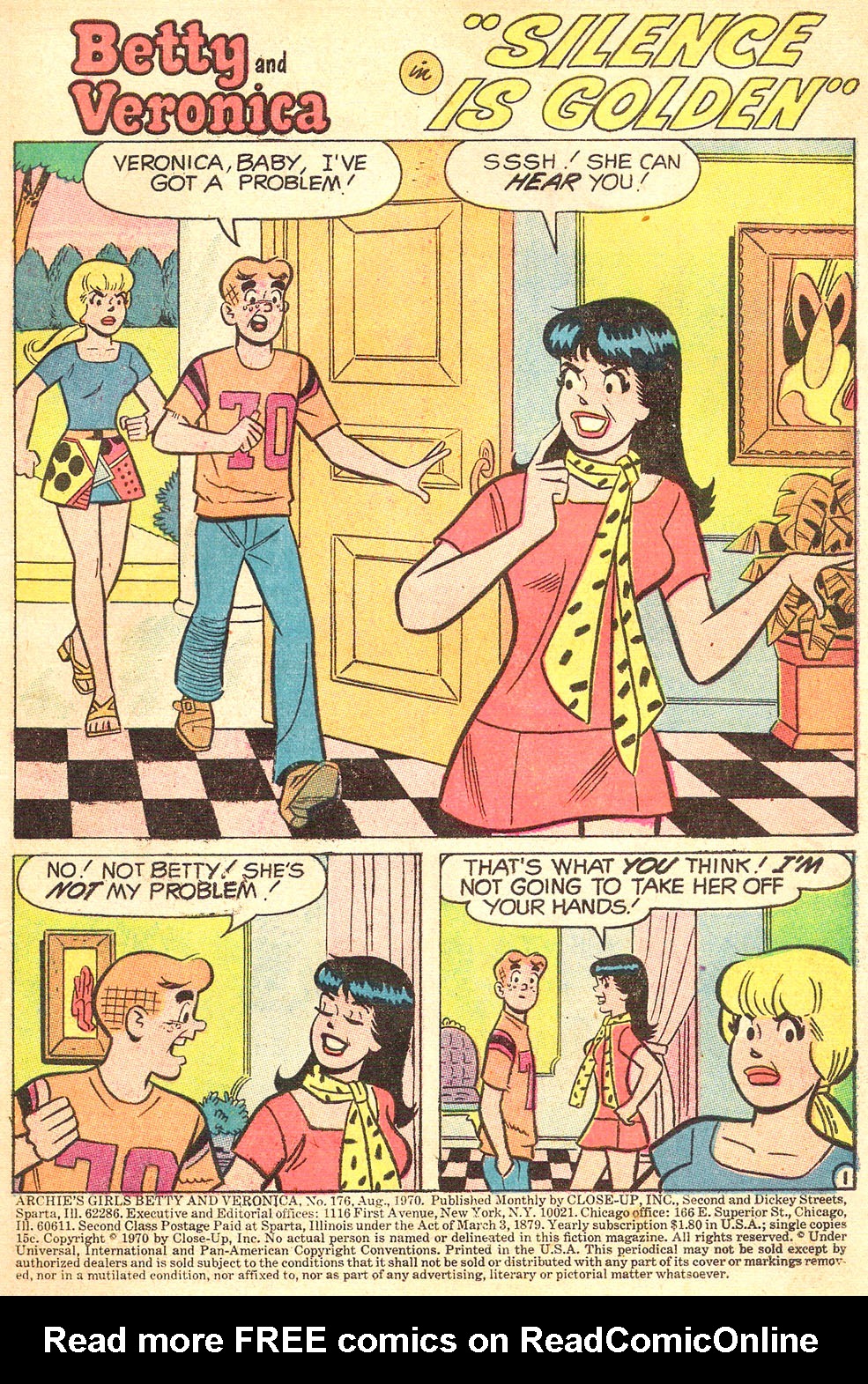 Read online Archie's Girls Betty and Veronica comic -  Issue #176 - 3