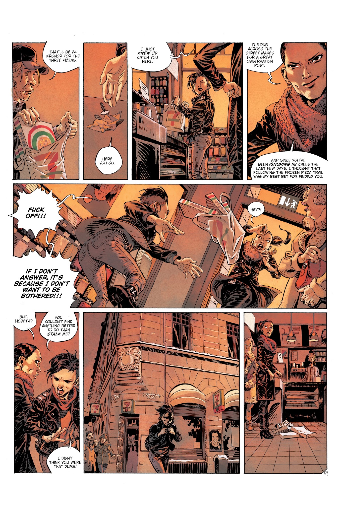 Read online Millennium: The Girl With the Dragon Tattoo comic -  Issue #1 - 64