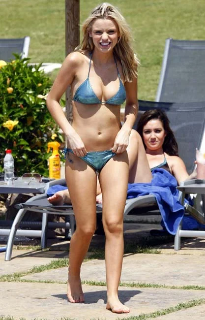 Stephanie McMichael frolics in a bikini