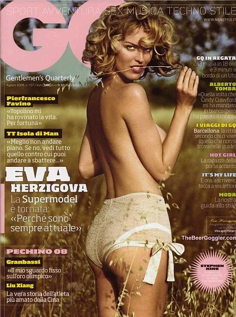 Eva Herzigova's racy GQ shoot