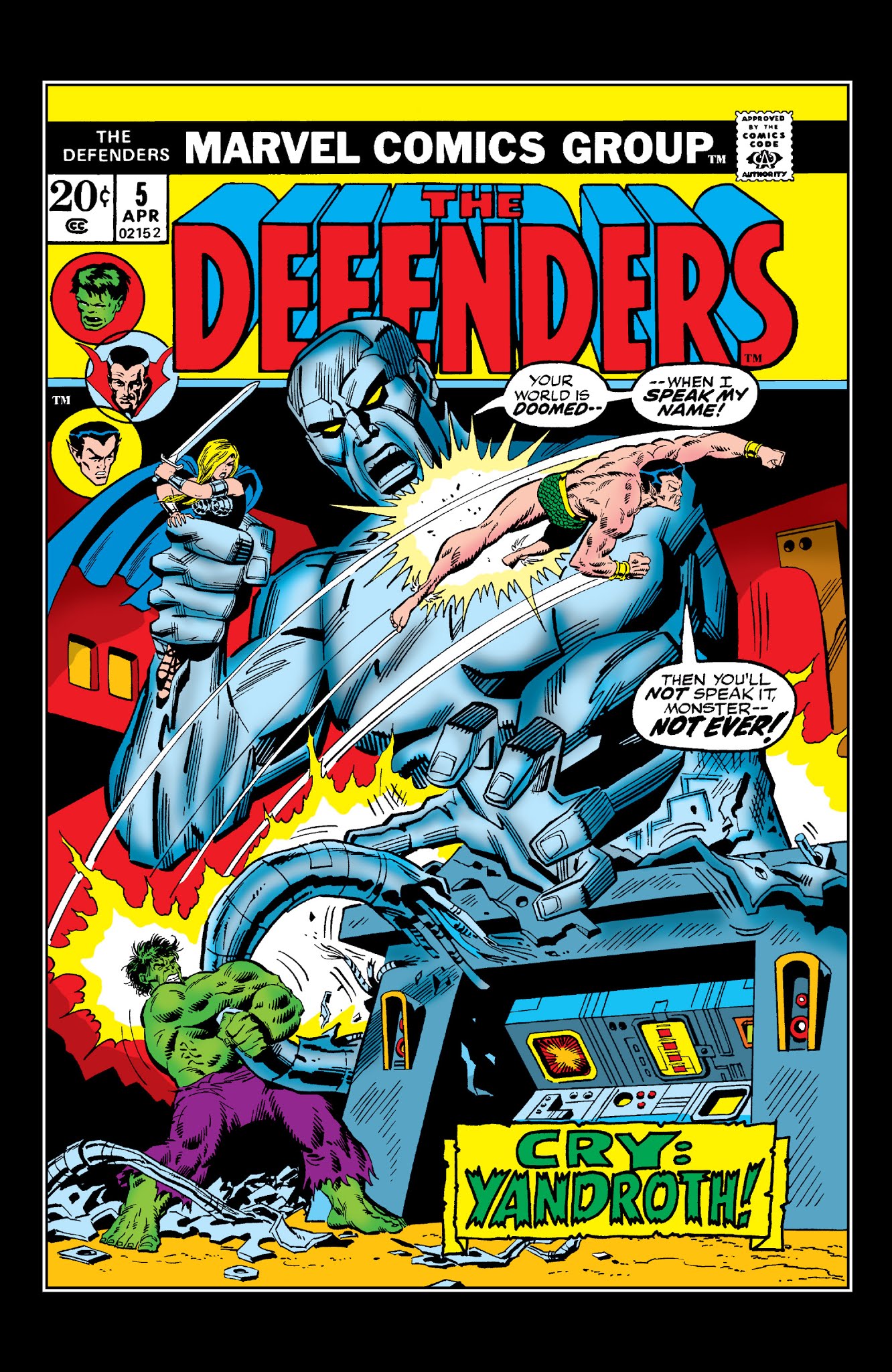 Read online Marvel Masterworks: The Defenders comic -  Issue # TPB 1 (Part 3) - 3