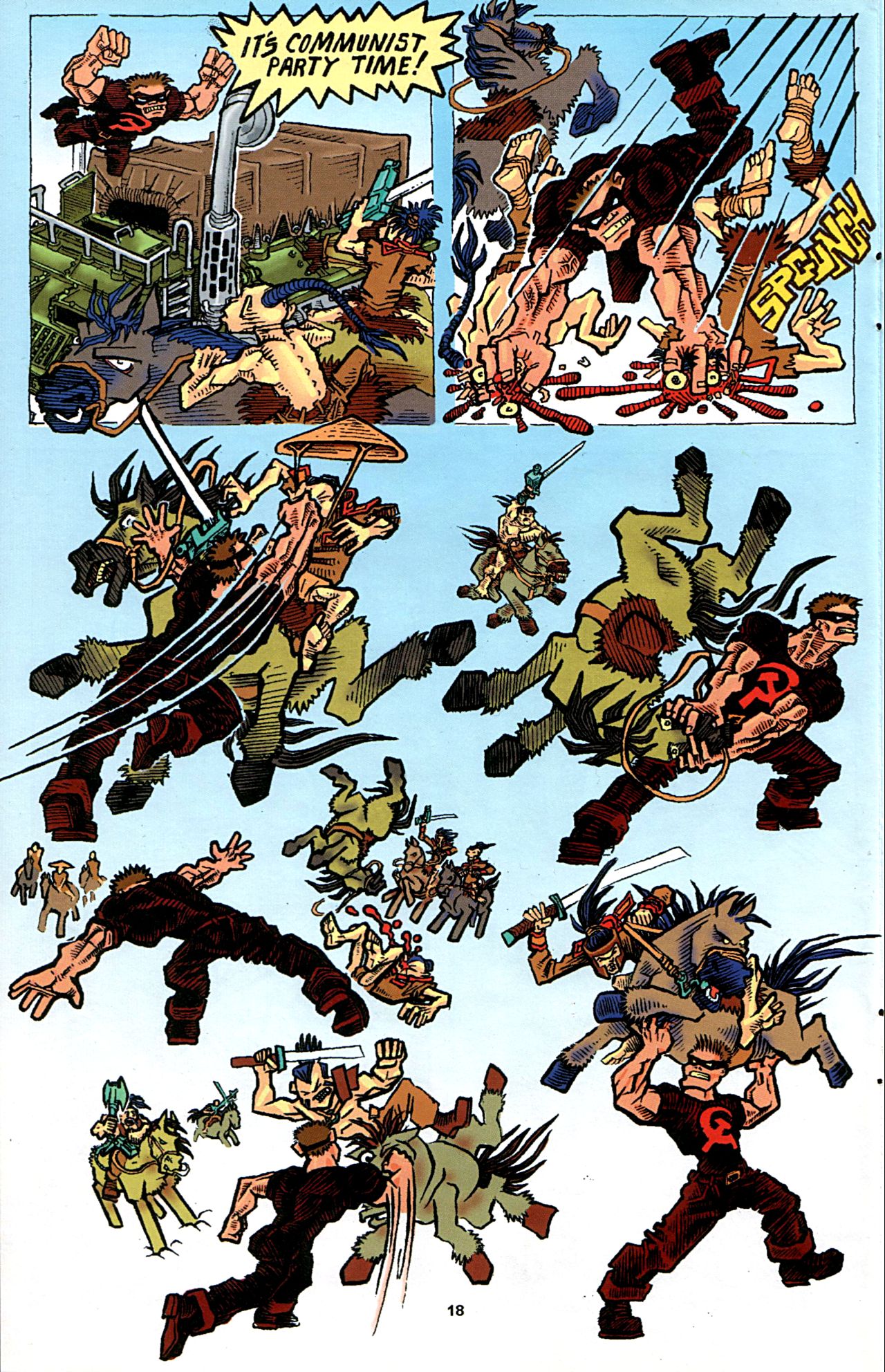 Read online Slavepit Funnies Featuring Gwar comic -  Issue #6 - 20