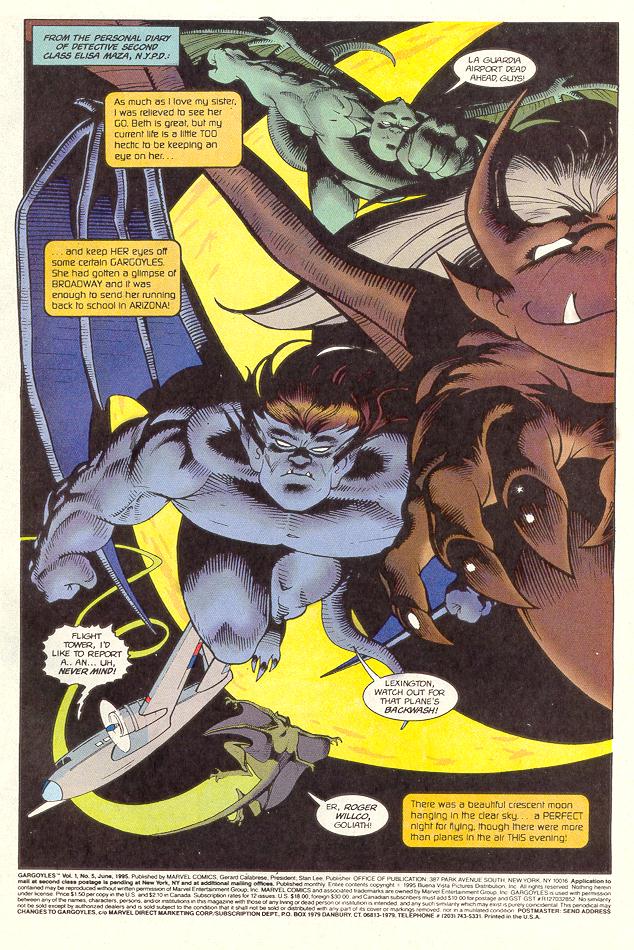 Read online Gargoyles (1995) comic -  Issue #5 - Venus In Stone - 2