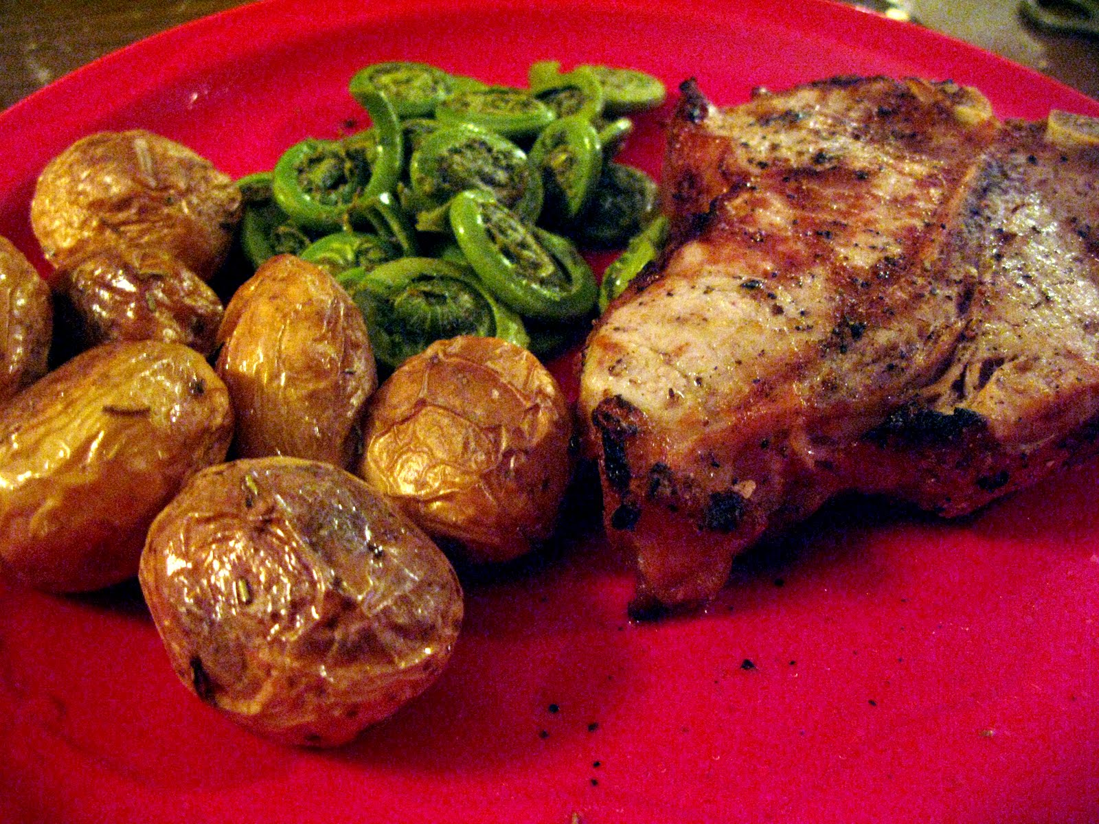 With Leftovers Meat and Potatoes