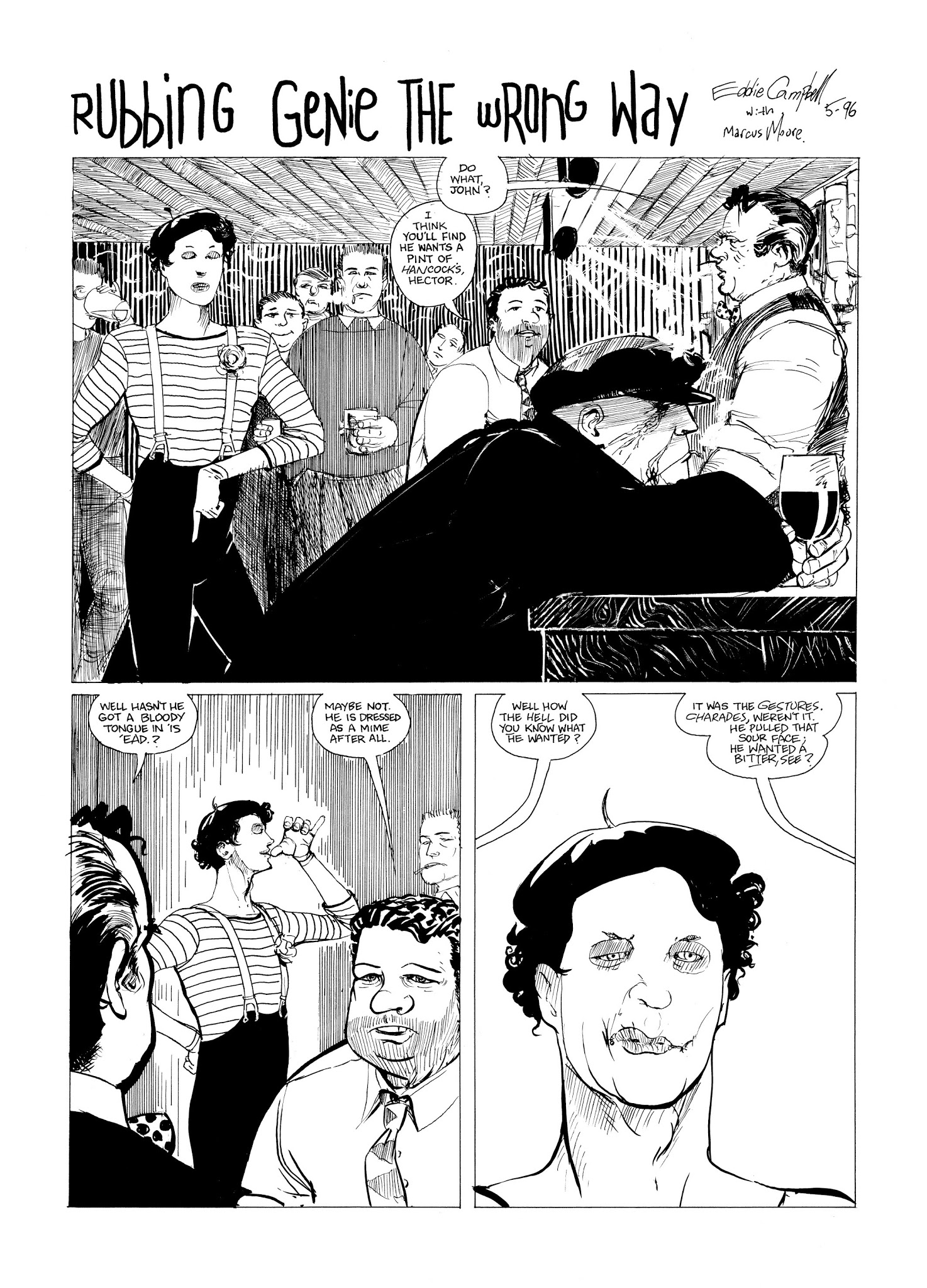 Read online Eddie Campbell's Bacchus comic -  Issue # TPB 3 - 156