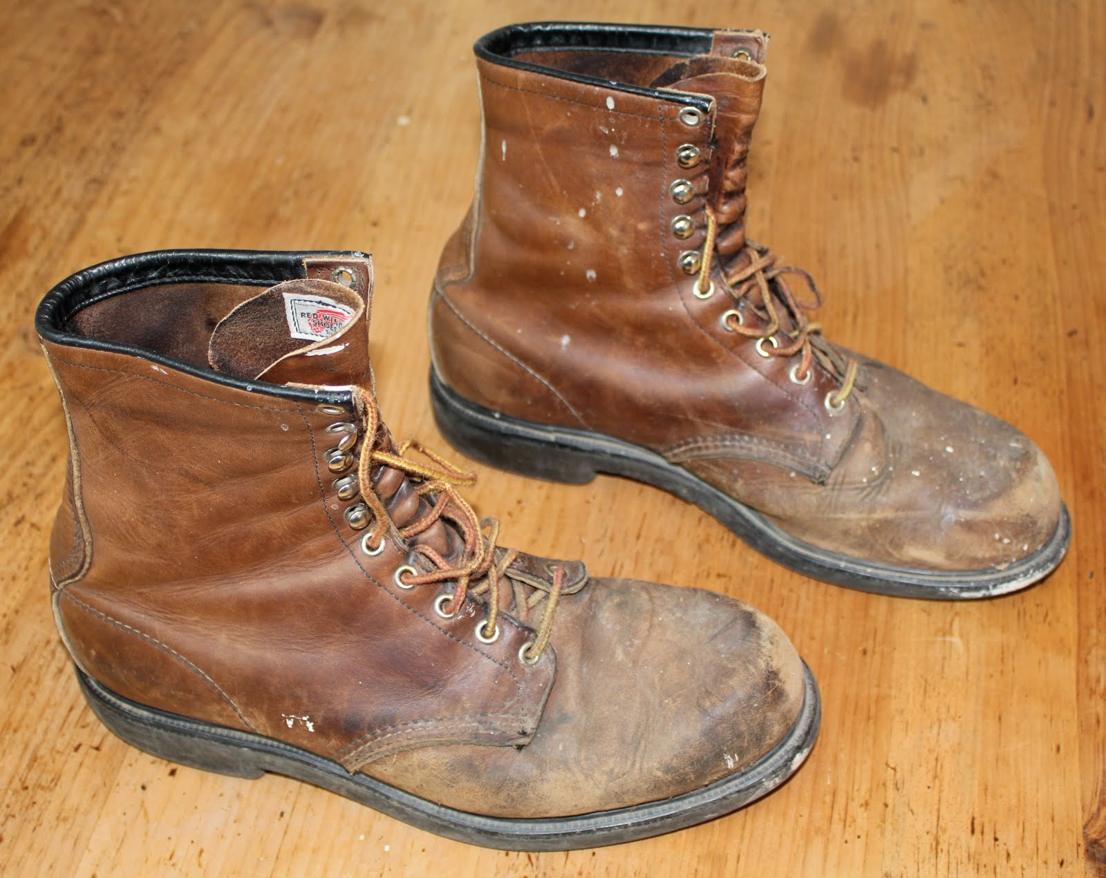 vintage workwear: Red Wing Work Boots