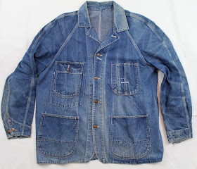 vintage workwear: 1950's Era Penney's PAY-DAY Union Made Chore Jacket