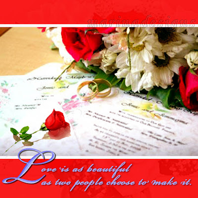 Valentines/Quotes Design Card (Red Roses with bundle of flowers)