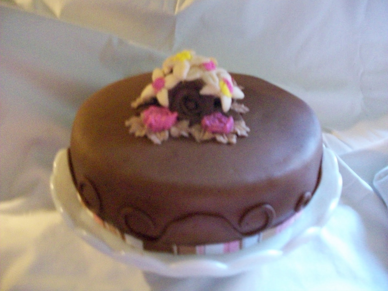 Aimee's Cakes Candy Bar filled Chocolate Cake