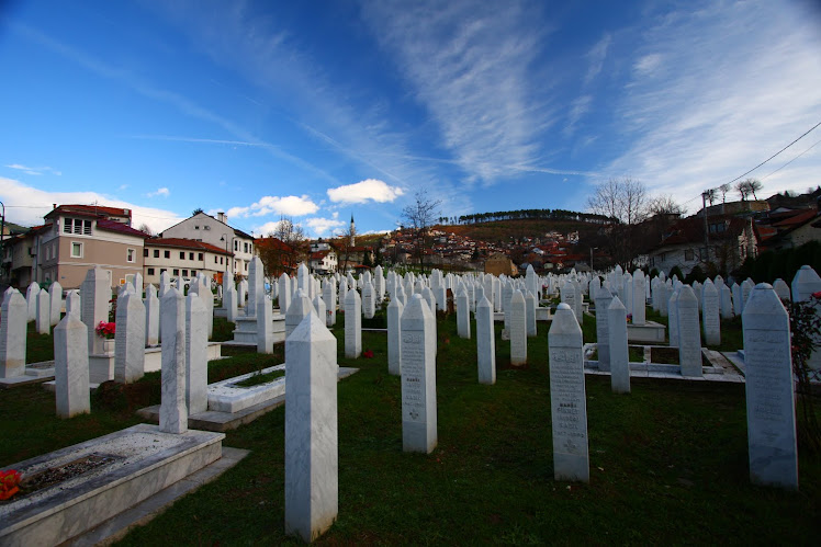 The graves of war victims