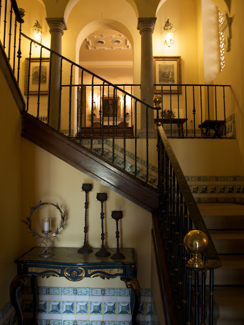 Interior del Hostal del Cardenal en Toledo