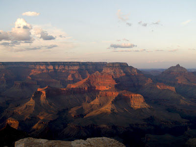 Atardecer en Shoshone Point dentro del Gran Cañon del Colorado