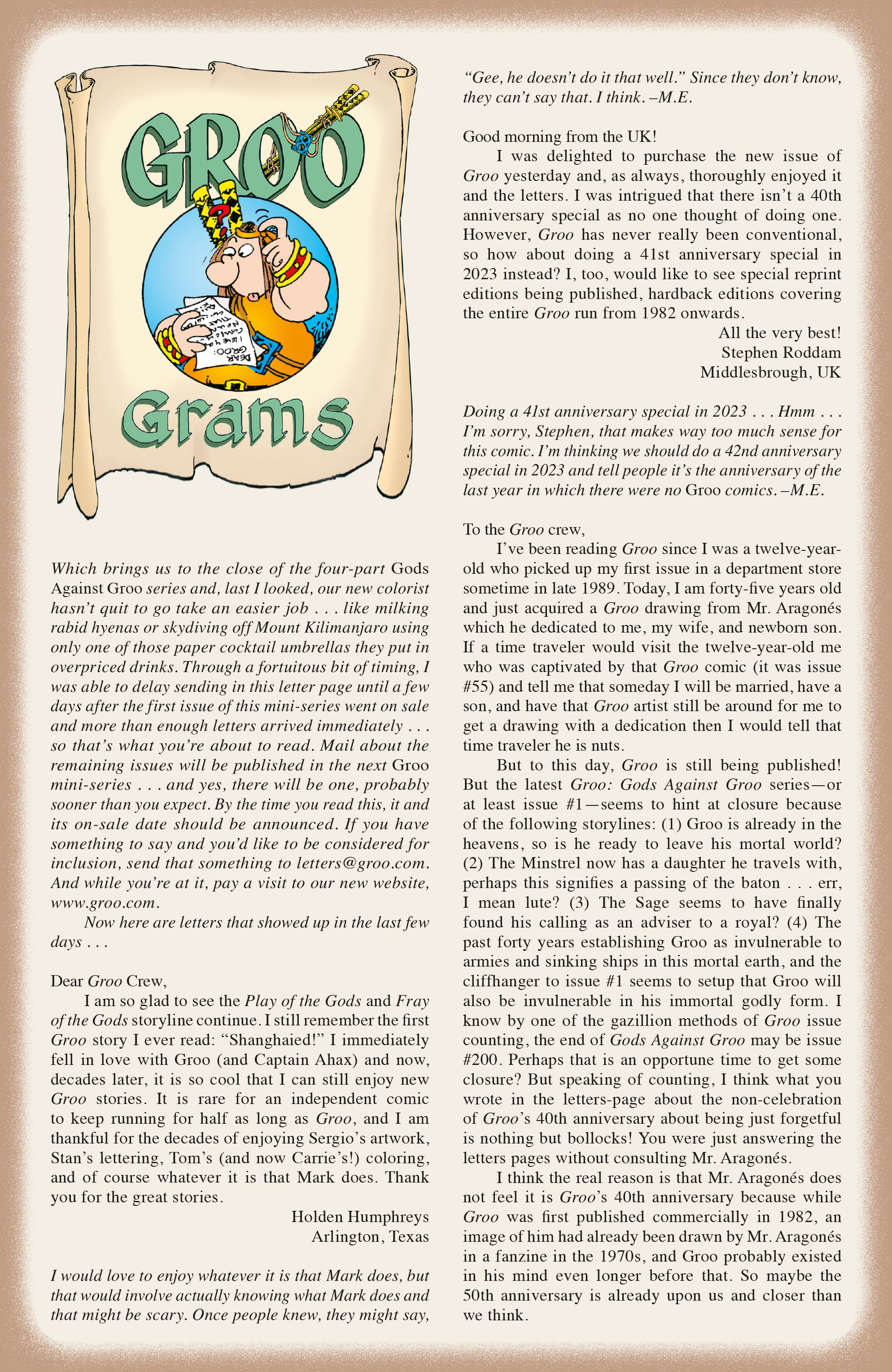 Read online Groo: Gods Against Groo comic -  Issue #4 - 27