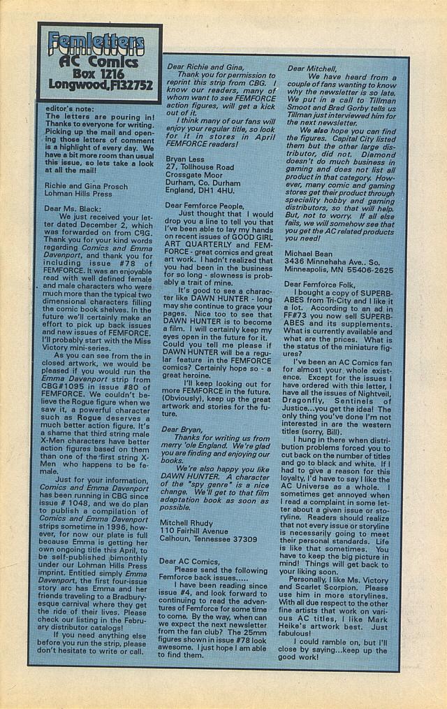 Read online Femforce comic -  Issue #80 - 30