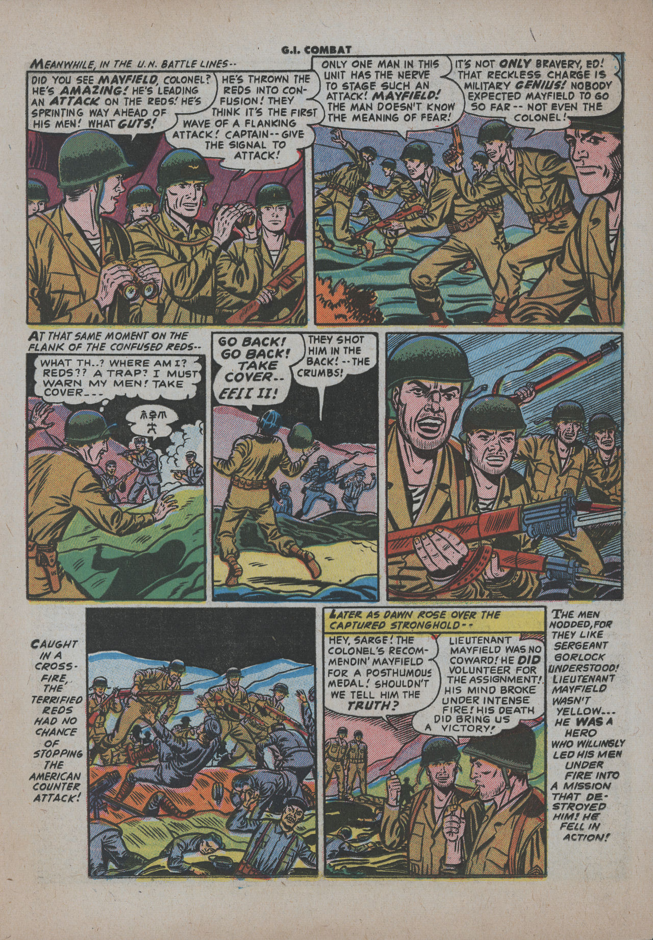 Read online G.I. Combat (1952) comic -  Issue #31 - 17