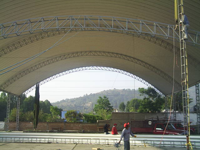 TECHO CURVO CON ARMADURS
