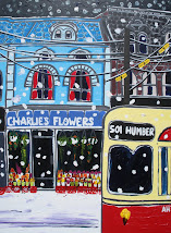"Charlie's Flowers", Toronto street scene