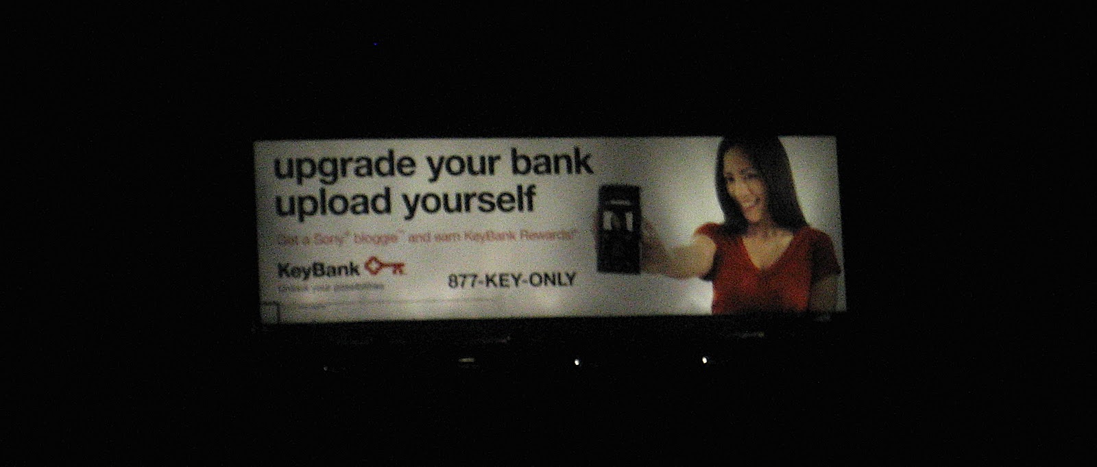 Jany Claire: Key Bank billboard