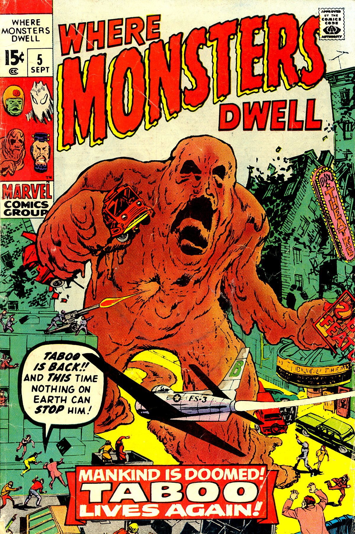 Read online Where Monsters Dwell (1970) comic -  Issue #5 - 1