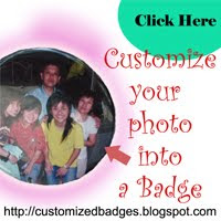 Personalized your photo into a badge!