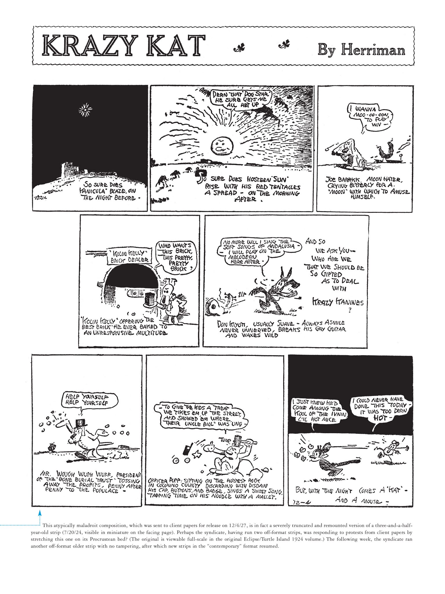 Read online Krazy & Ignatz comic -  Issue # TPB 5 - 117