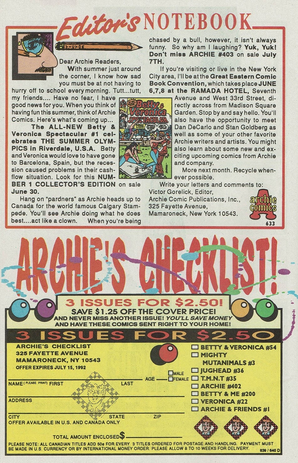 Read online Archie & Friends (1992) comic -  Issue #1 - 10