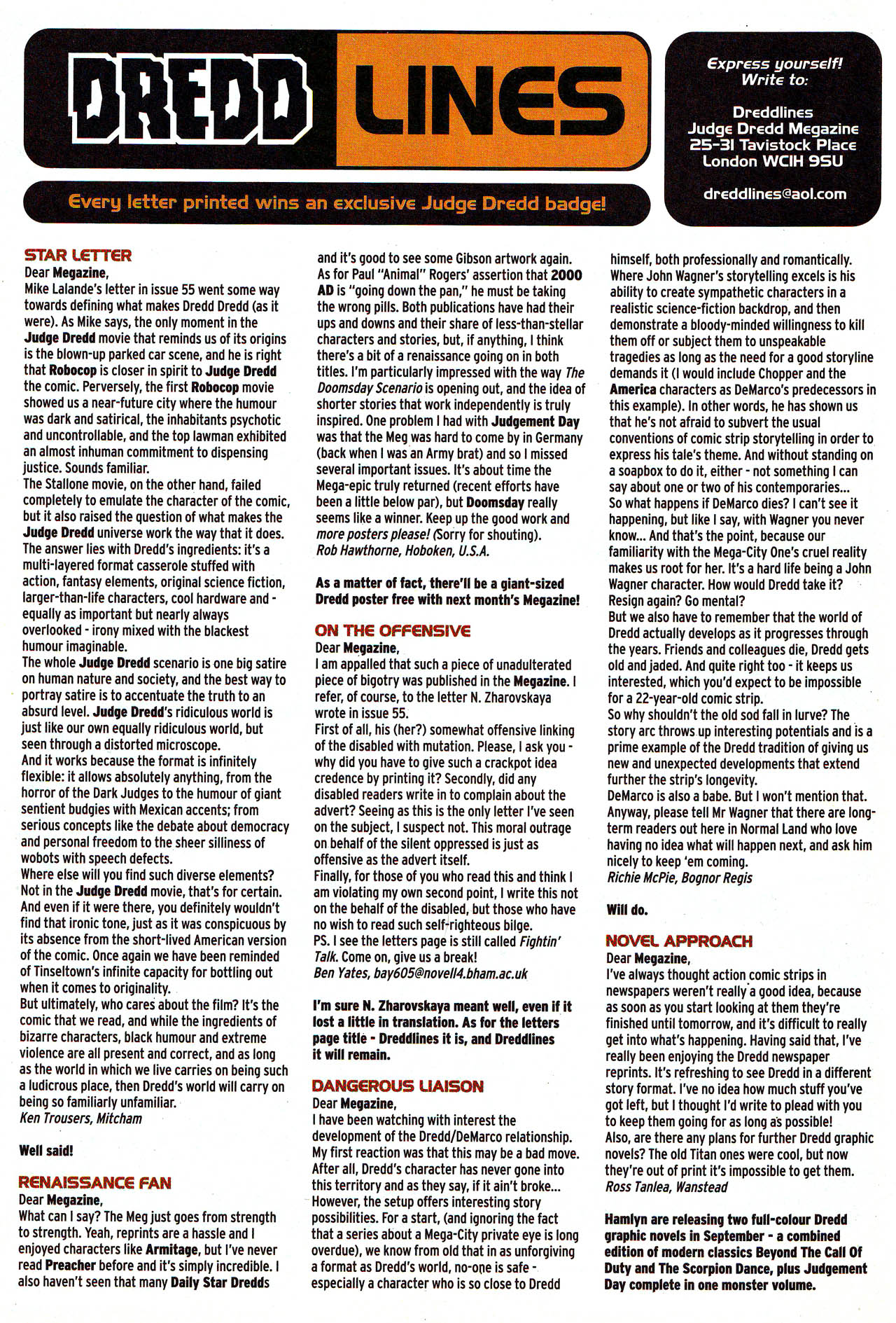 Read online Judge Dredd Megazine (vol. 3) comic -  Issue #57 - 26