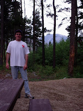 The Editor at a Campground in South Central Montana 2009