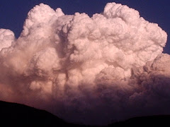 Smoke from a forest fire at Sunset in South-Central Montana in 2008