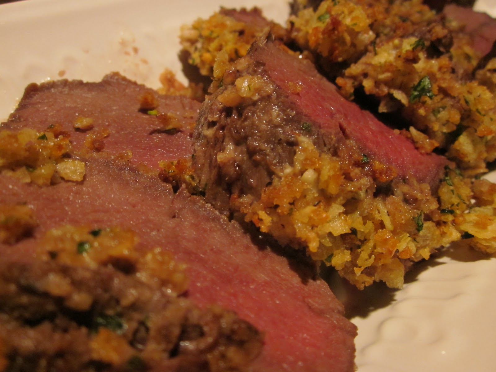 Seasonal Cooking Challenge, Year 2 Horseradish Crusted Venison Tenderloin