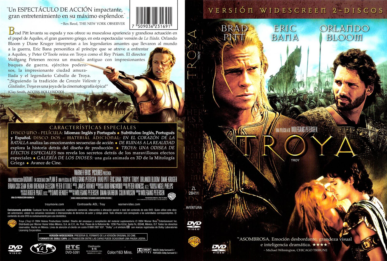 Peliculas DVD Troya Peliculas DVD Troya