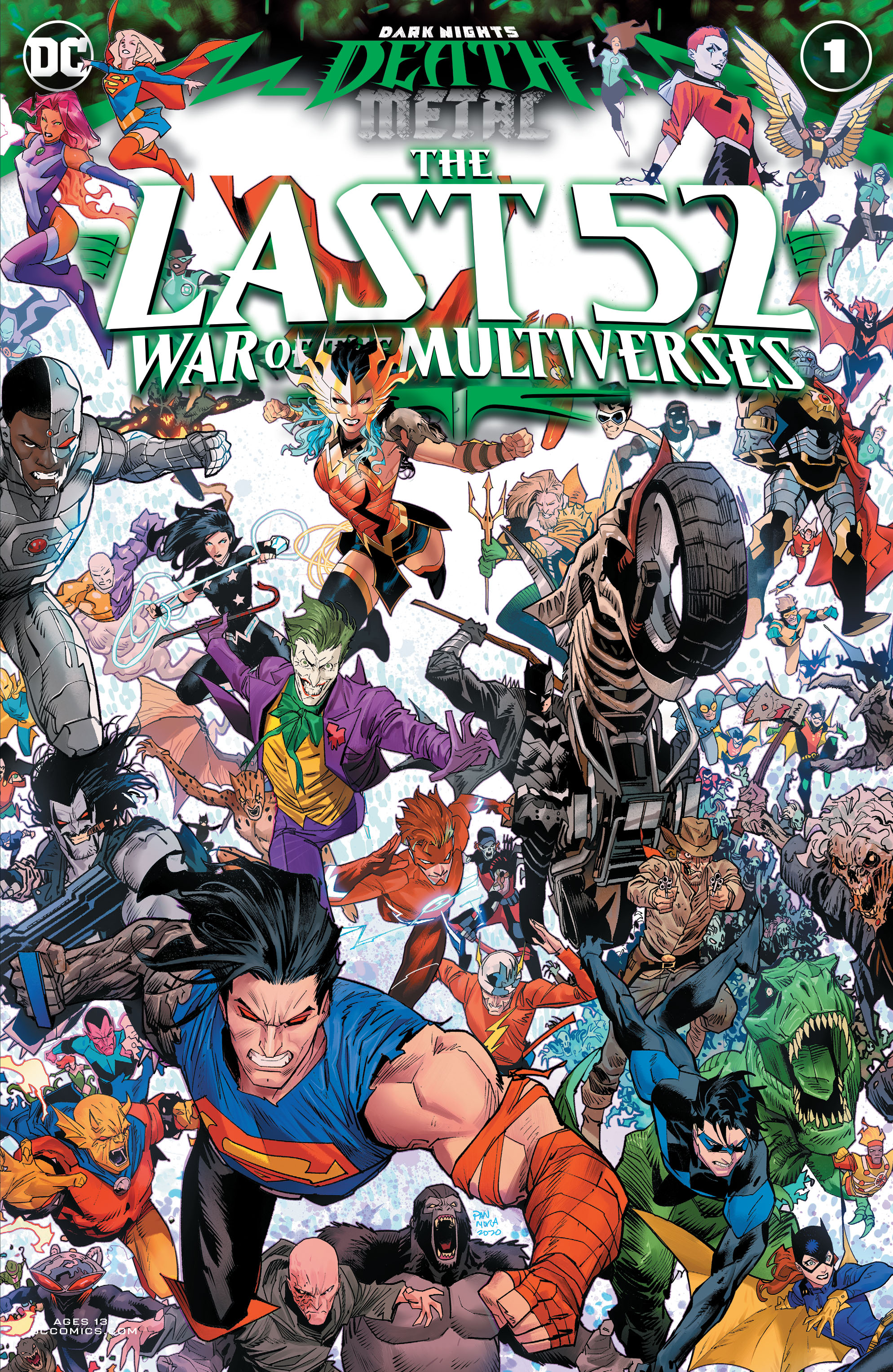 Read online Dark Nights: Death Metal The Last 52: War of the Multiverses comic -  Issue # TPB - 1