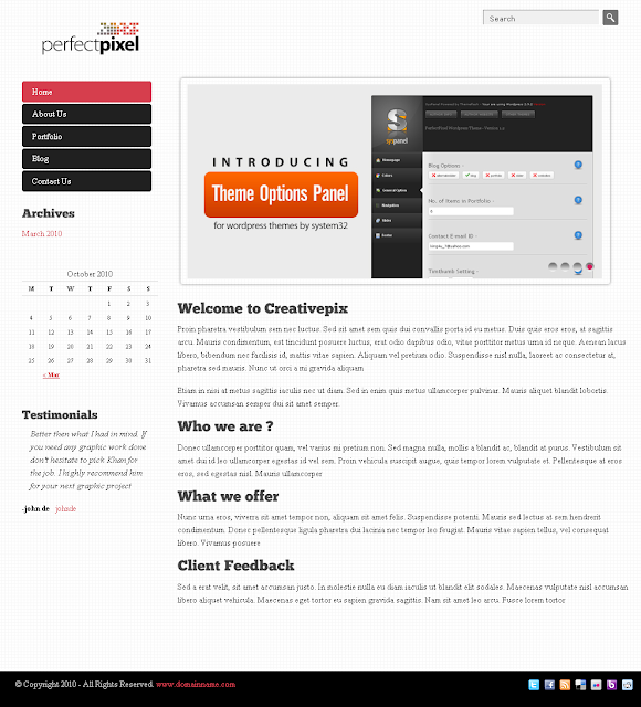 PerfectPixel Wordpress Theme Free Download by Themeforest.