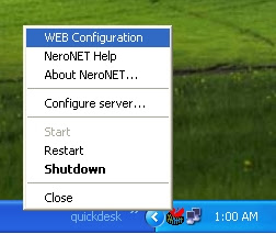 Nero settings