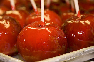 Candied apples yummy!