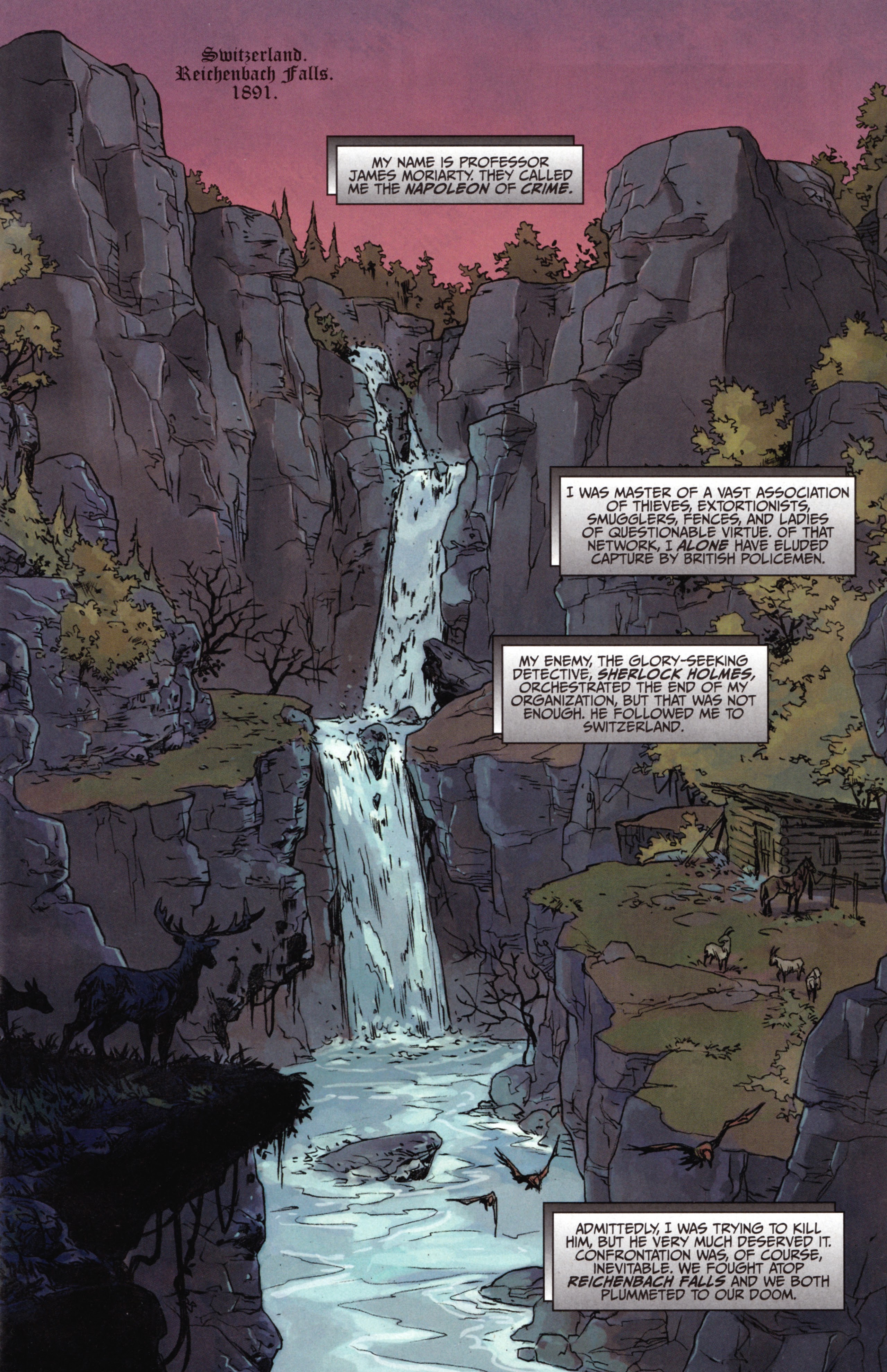 Read online Sherlock Holmes: Moriarty Lives comic -  Issue #1 - 3