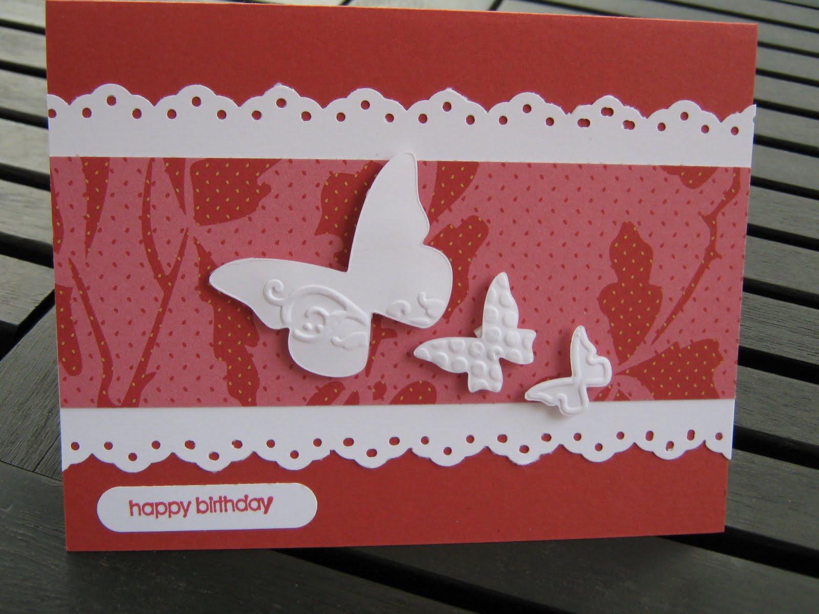 just for you handmade greeting cards happy birthday card