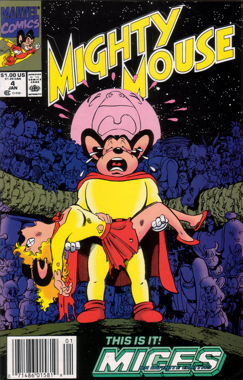 Read online Mighty Mouse comic -  Issue #4 - 1