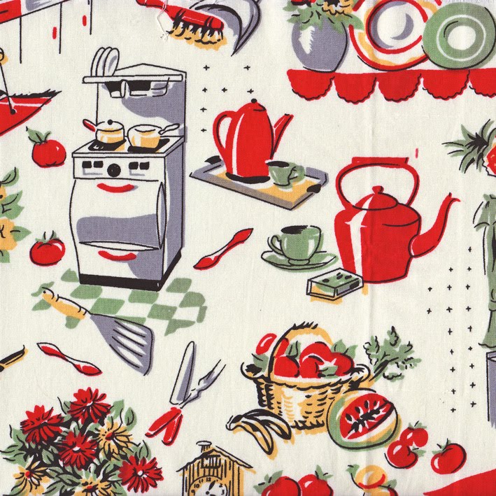 The Bowerbird 1950's fabric