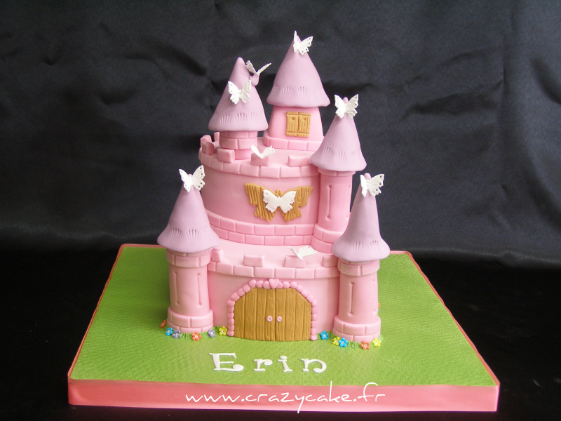 Gâteau d'anniversaire château de princesse Recette de  - gateau anniversaire chateau princesse