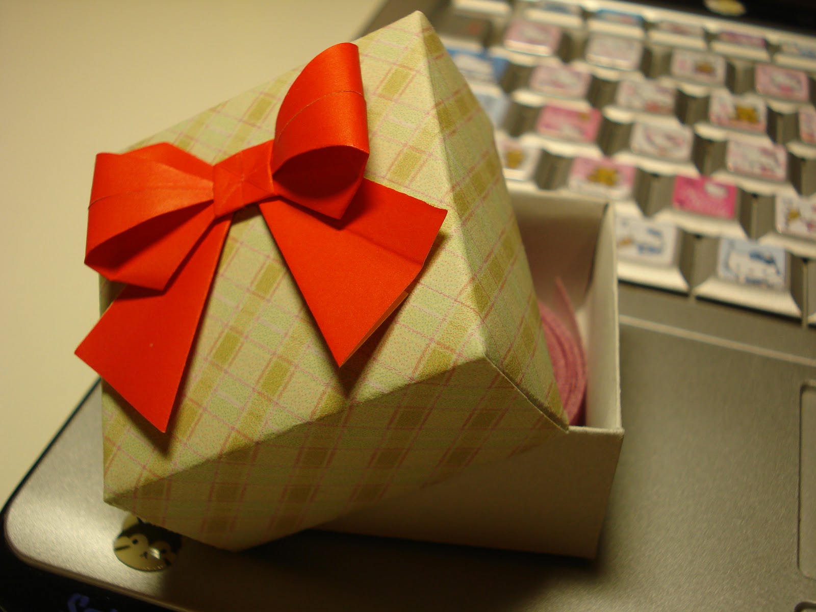 Min's blog Ribbon Gift Box