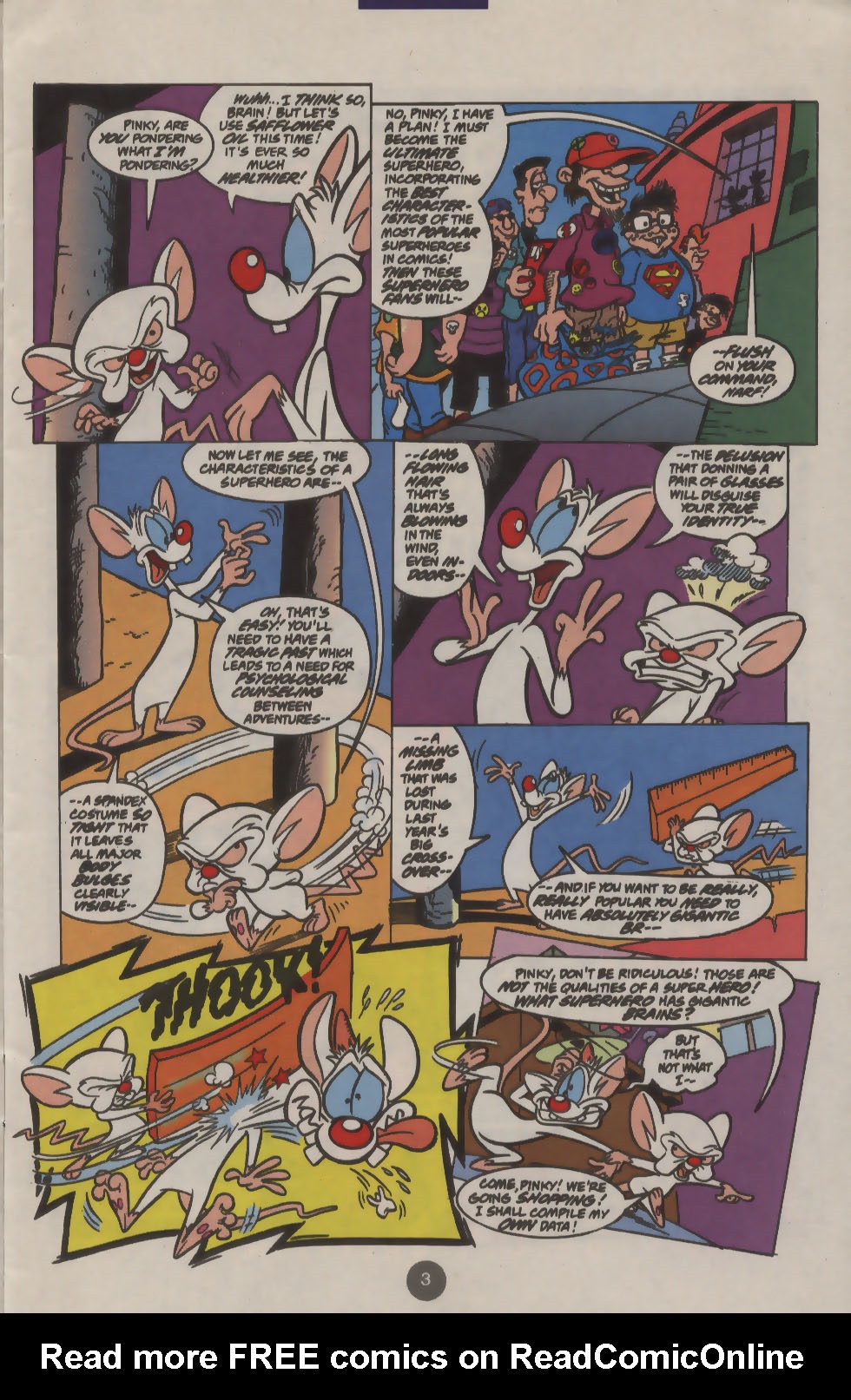 Read online Pinky and The Brain comic -  Issue #1 - 4