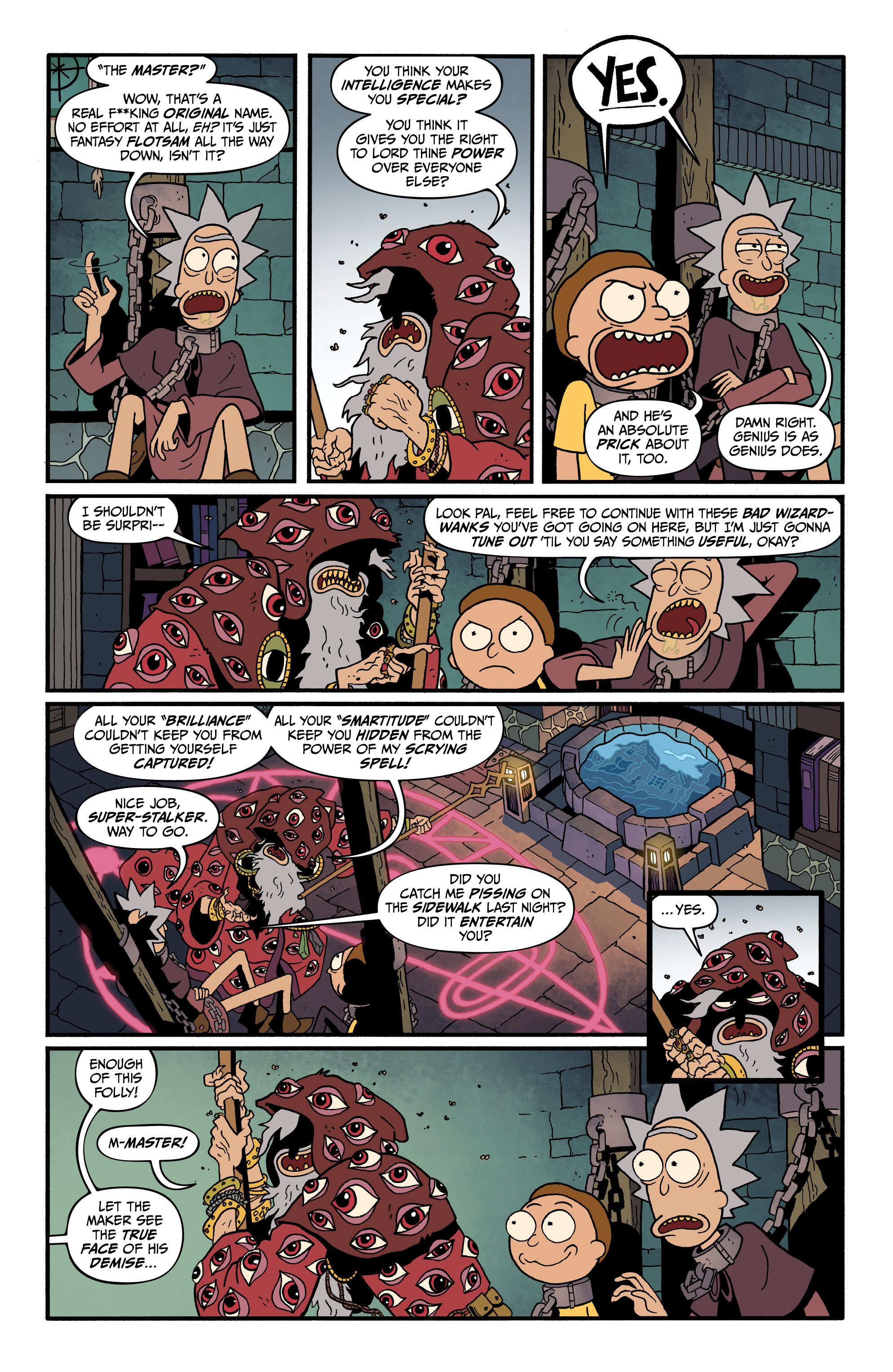 Read online Rick and Morty vs. Dungeons & Dragons II: Painscape comic -  Issue #1 - 17