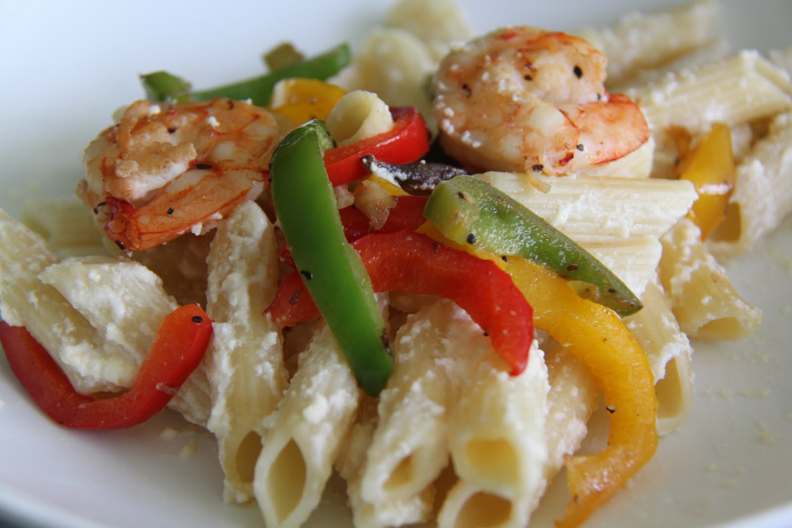 The Greedy Devil: Prawn & Mushroom Pasta (Penne)